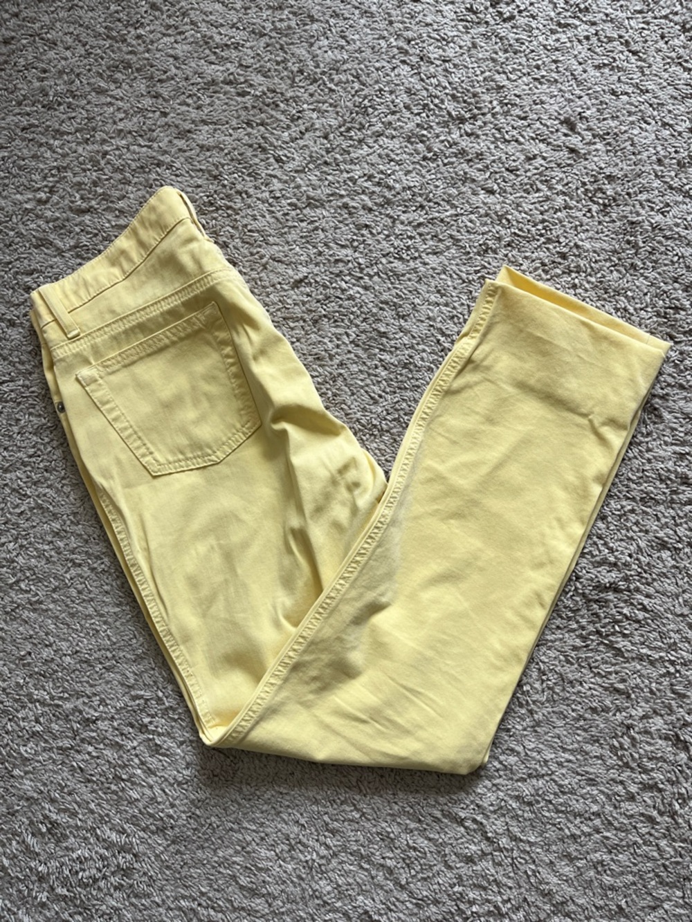 Fabrizio Gianni Yellow Stretch Jeans